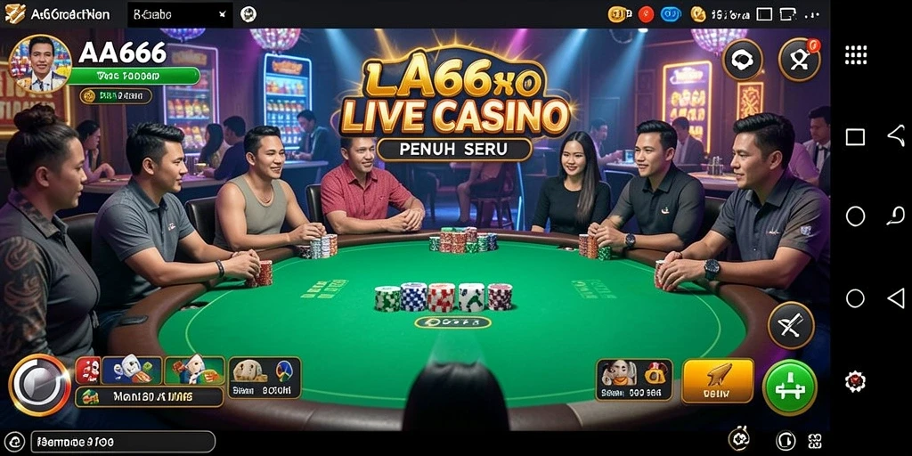 Gameplay Live Casino yang mendebarkan dan interaktif.