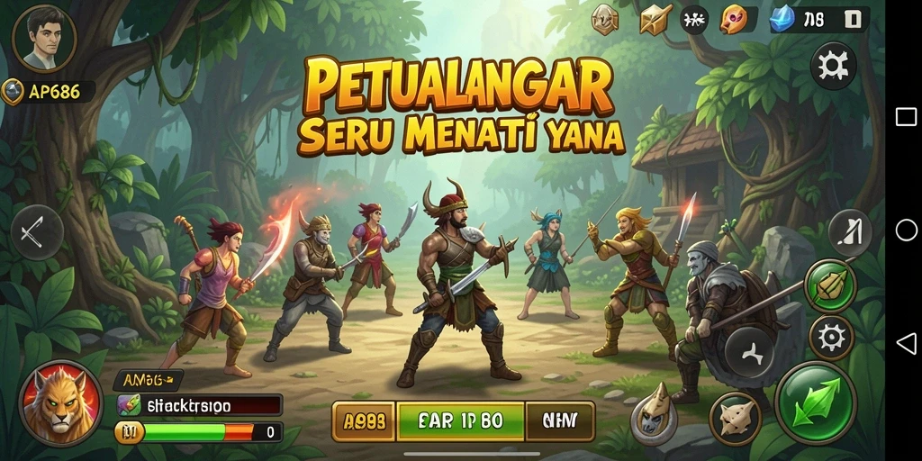 Tangkapan layar dari gameplay petualangan seru di AP686.
