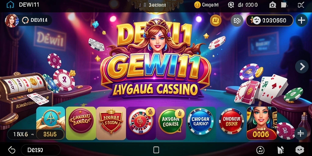 Gameplay Live Casino menarik dan mendebarkan di DEWI11.
