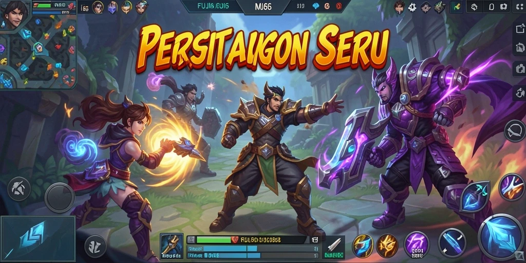 Tangkapan layar gameplay seru dari FUJI66 MOBA.
