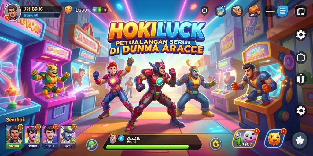 Screenshot HOKILUCK menunjukkan gameplay yang seru dan penuh warna.