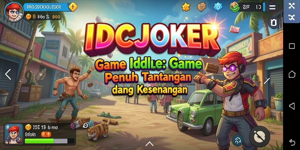 Screenshot utama yang menampilkan gameplay seru IDCJOKER.