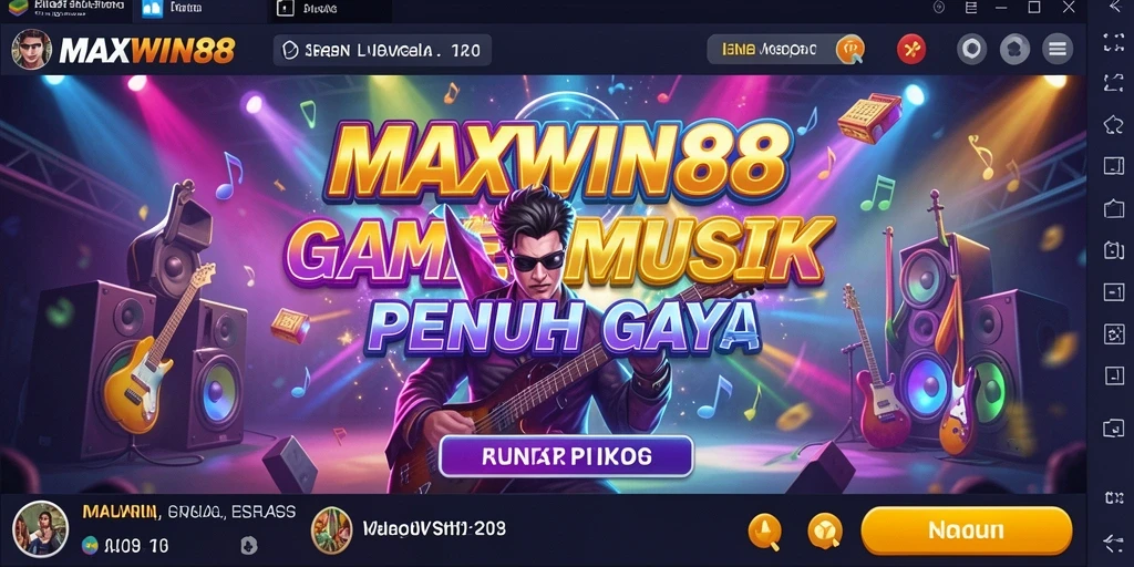 Tampilan gameplay <strong>MAXWIN88</strong> yang menarik dan penuh warna.