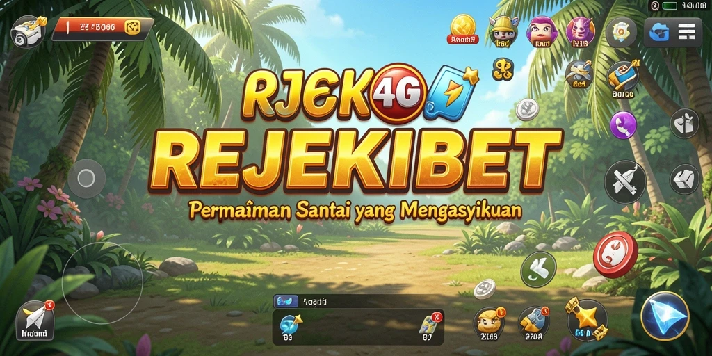 Tampilan gameplay REJEKIBET yang seru dan penuh warna.