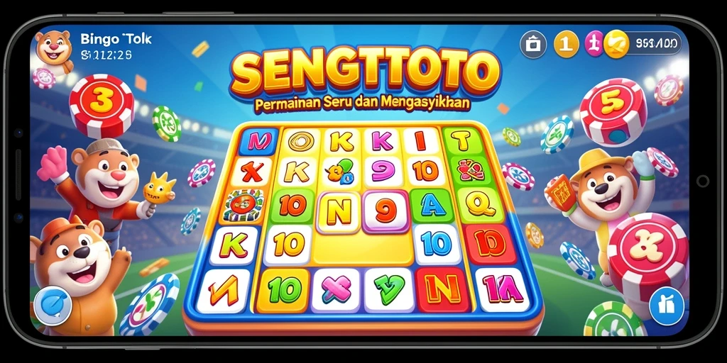 Tampilan grafik menarik dari permainan Bingo SENGTOTO.